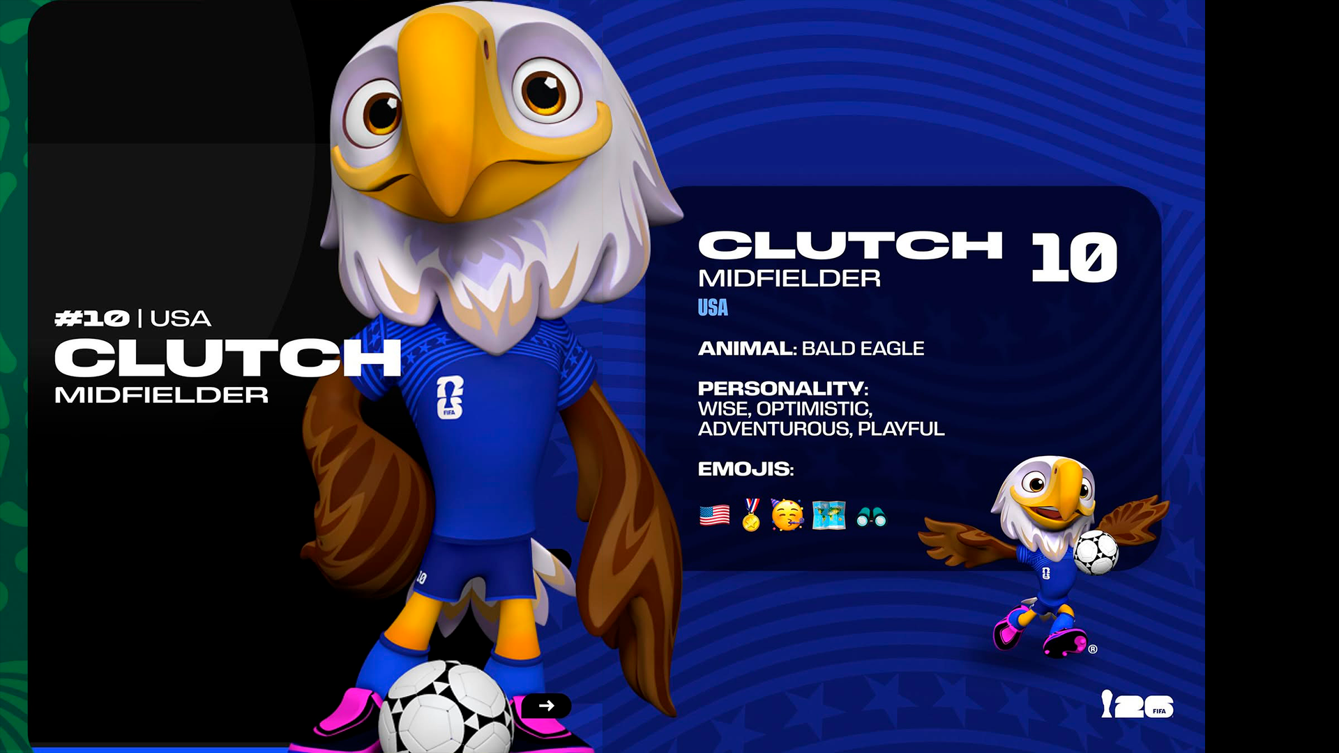 Clutch: Fifa World Cup 2026 Mascot